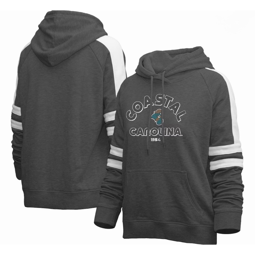 Camp‎ David Women's Large Coastal Carolina Replay Hoodie Dark Gray College New